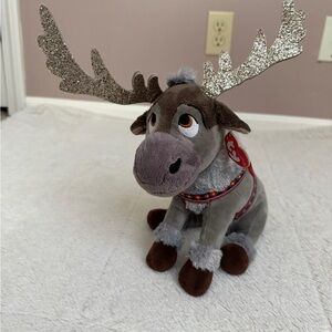 Plush Frozen TY Sven with Glitter Antlers